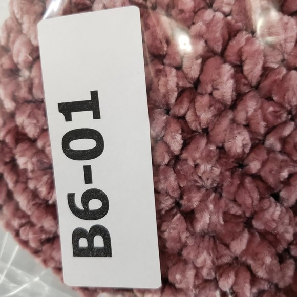 Woman's Pink Crochet Handmade Cute Fuzzy Soft Bucket Hat - Picture 10 of 10